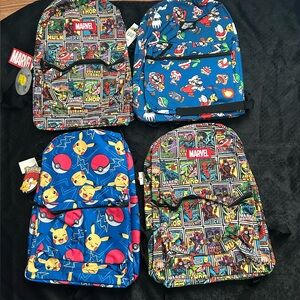 Marvel Superhero Comic Panel Backpack (set of 4)